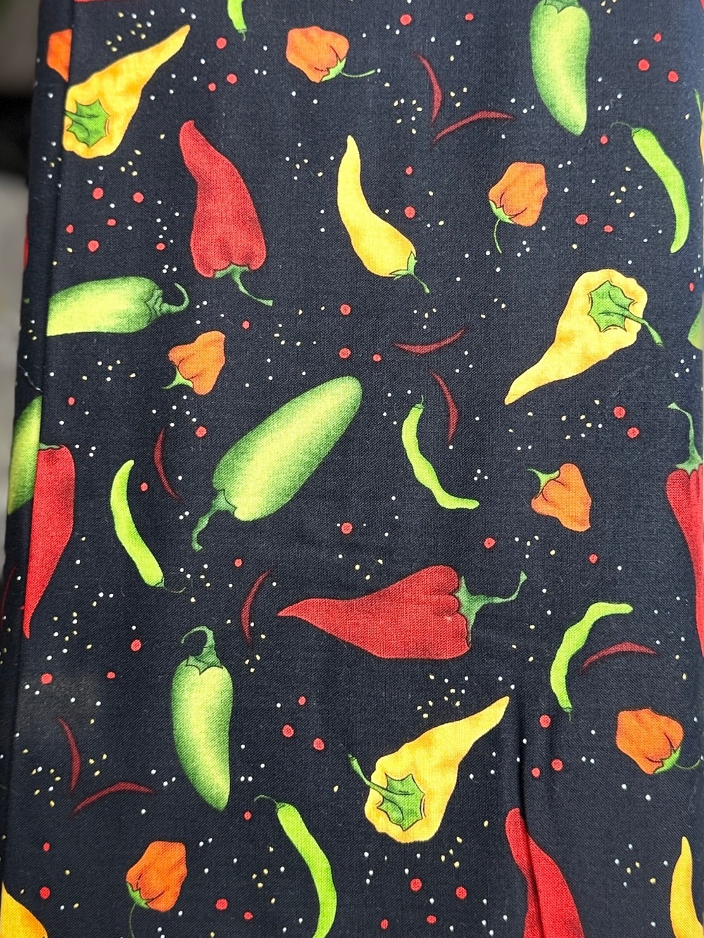 (1) VINTAGE FULL 8yd FABRIC BOLT by LoriLynn Simms  Hot Chili Peppers NEW DIY